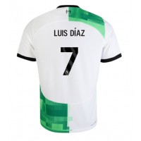 Billiga Liverpool Luis Diaz #7 Borta fotbollskläder 2023-24 Kortärmad